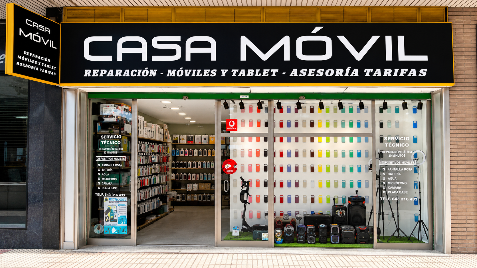 Fachada completa de Casa Móvil
